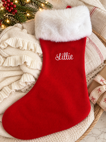 Knitted Santa Sock Bundle 4