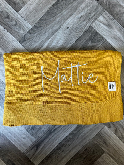 Summer Cotton Knit Blanket