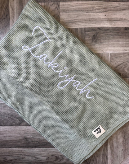 Summer Cotton Knit Blanket