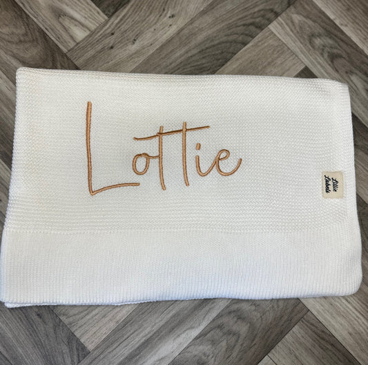 Summer Cotton Knit Blanket