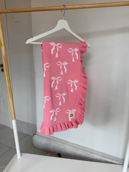 Blossom Bow Reversible Blanket