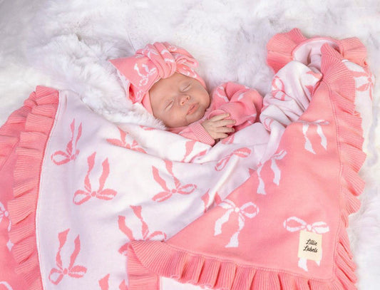 Blossom Bow Reversible Blanket