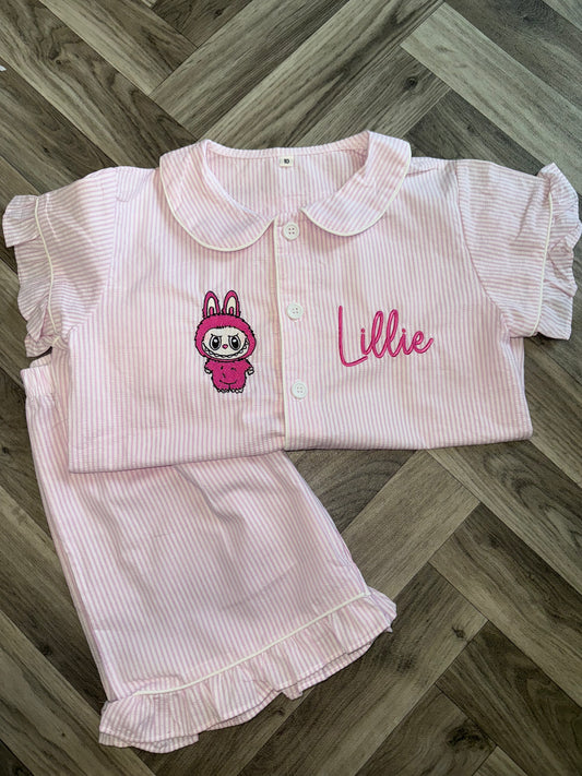 Labubu Short Frill Pyjamas