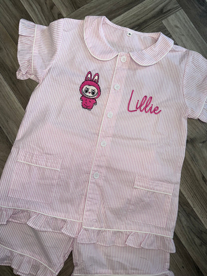 Labubu Short Frill Pyjamas